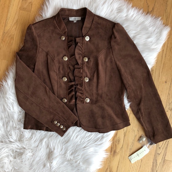 Kate Rosy Jackets & Blazers - 🆕Kate Rosy Brown Military Jacket